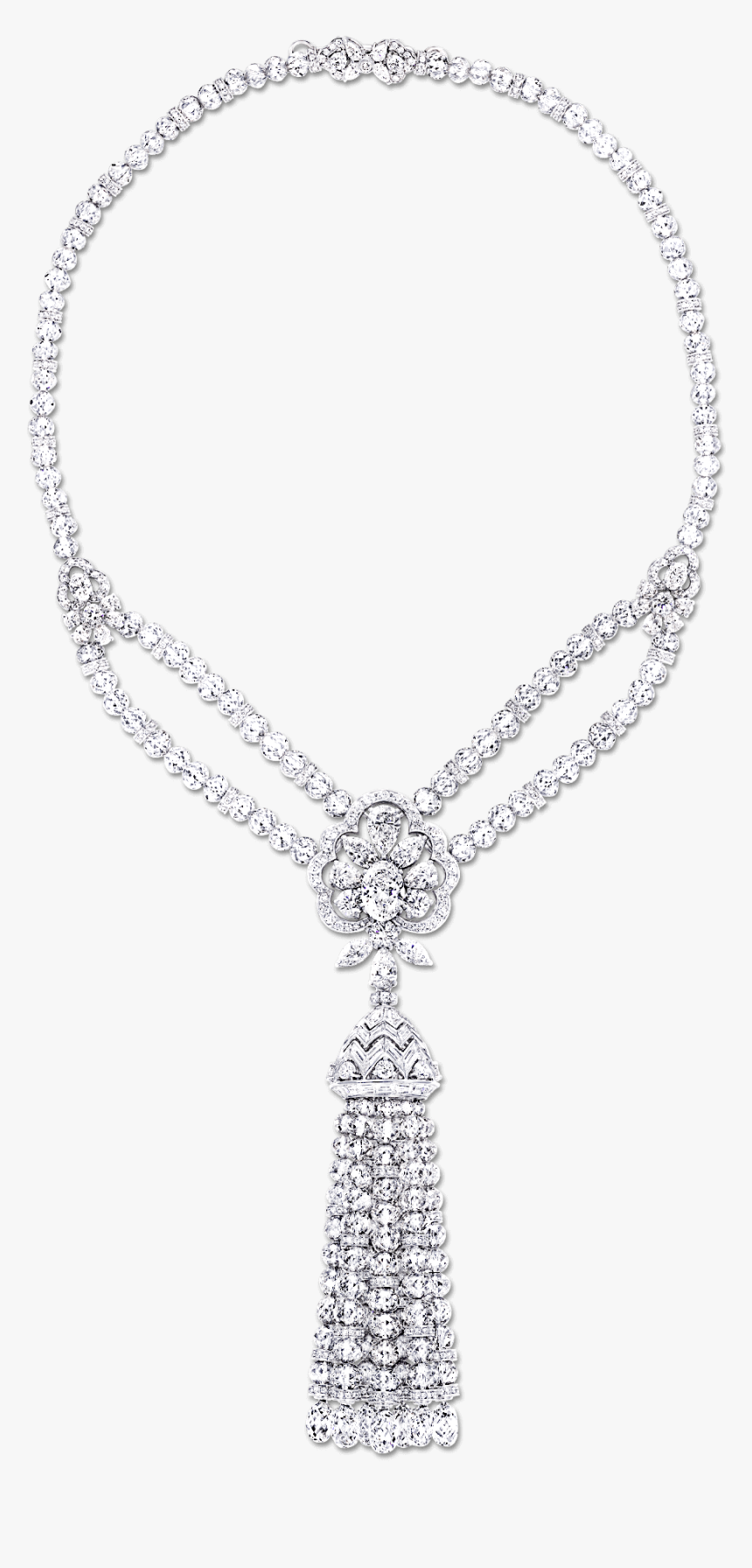 Graff Diamond Tassel Necklace, HD Png Download
