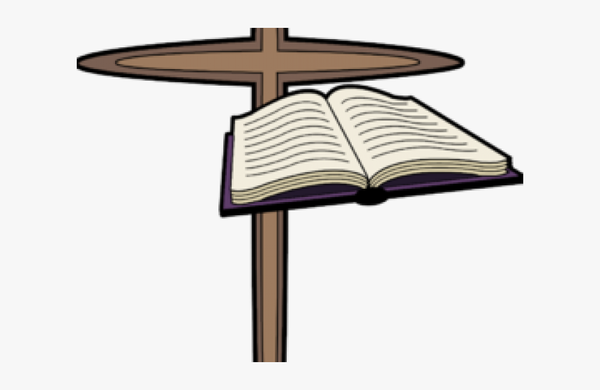 Bible And Cross Clipart - Bible Clip Art, HD Png Download , Transparent