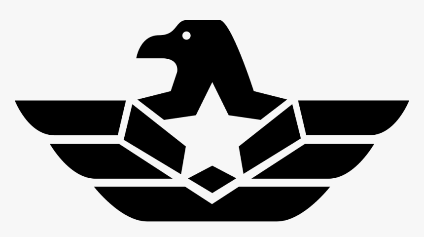 Eagle Symbol With A Star Comments - Eagle With Star Logo, HD Png Download