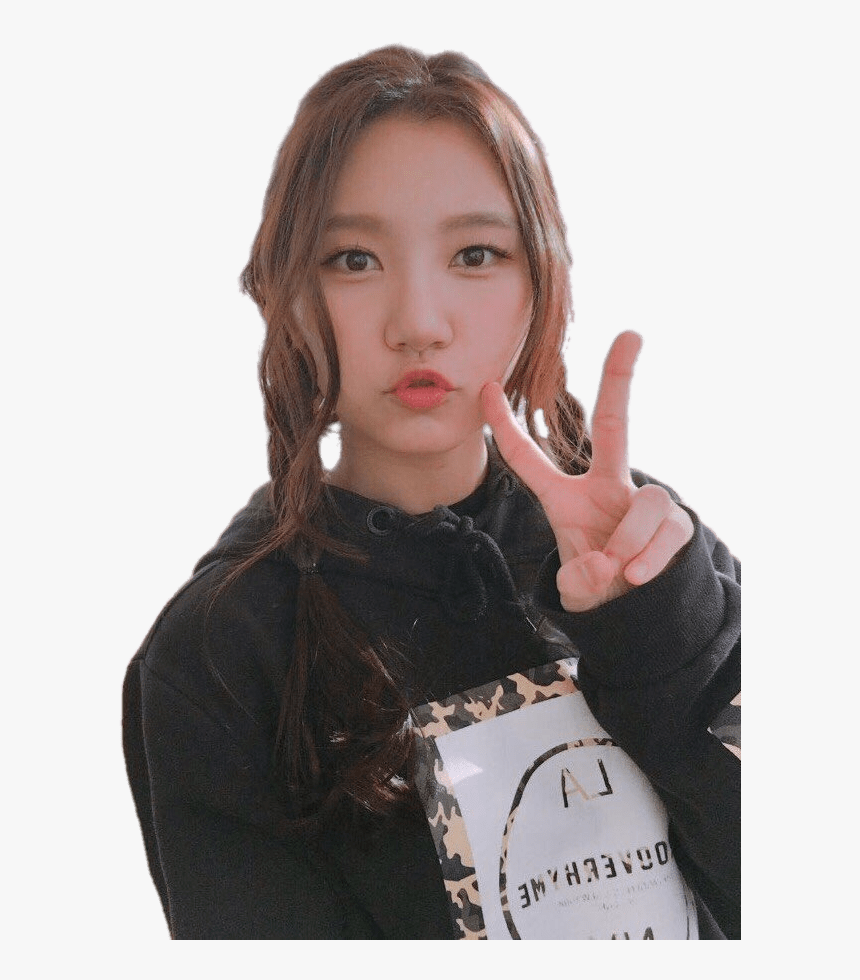 Pristin Sungyeon Peace Sign - Pristin Sungyeon, HD Png Download