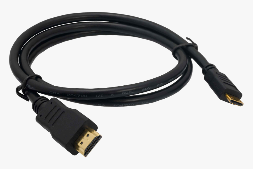 Hdmi Cable Transparent Png - Hdmi To Mini Hdmi Cable 1.5 M, Png Download
