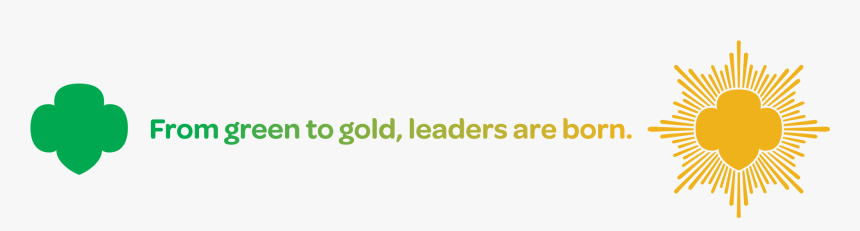 Fromgreentogold Footer - Girl Scout Higher Awards, HD Png Download