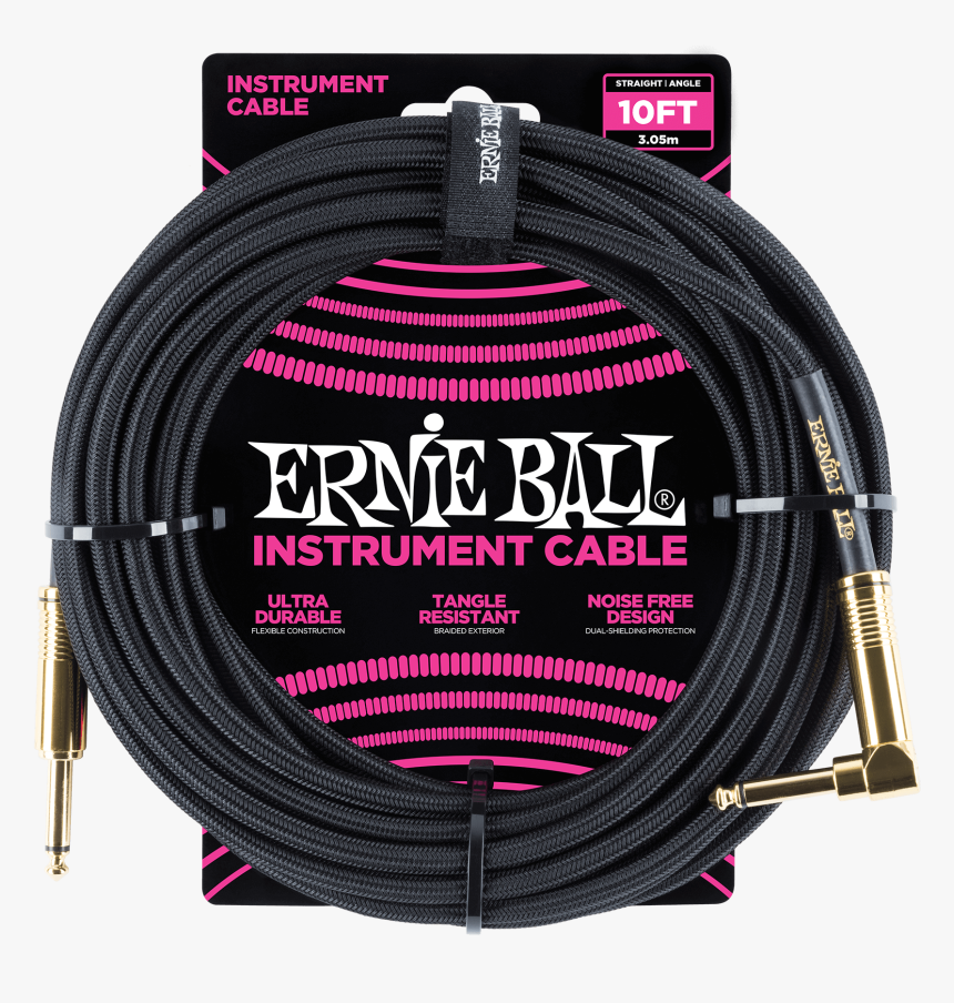 10 - Ernie Ball Cable 10, HD Png Download