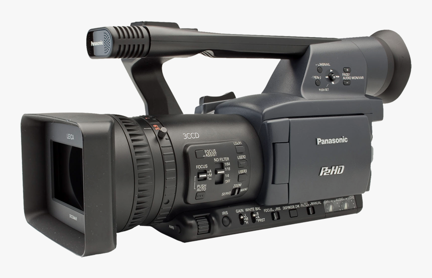 Panasonic P2 Camcorder High-definition Video Camera - Video Recorder Png, Transparent Png