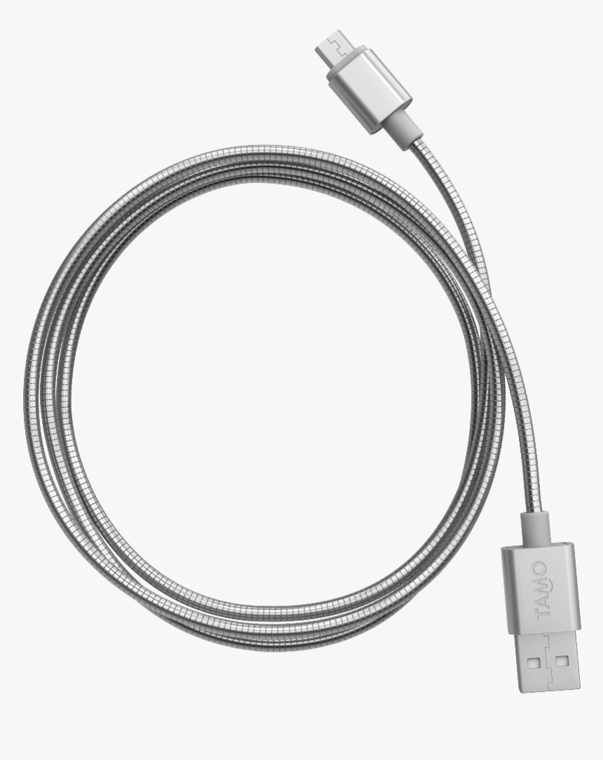 Steel Cable Png Picture - Usb Cable, Transparent Png