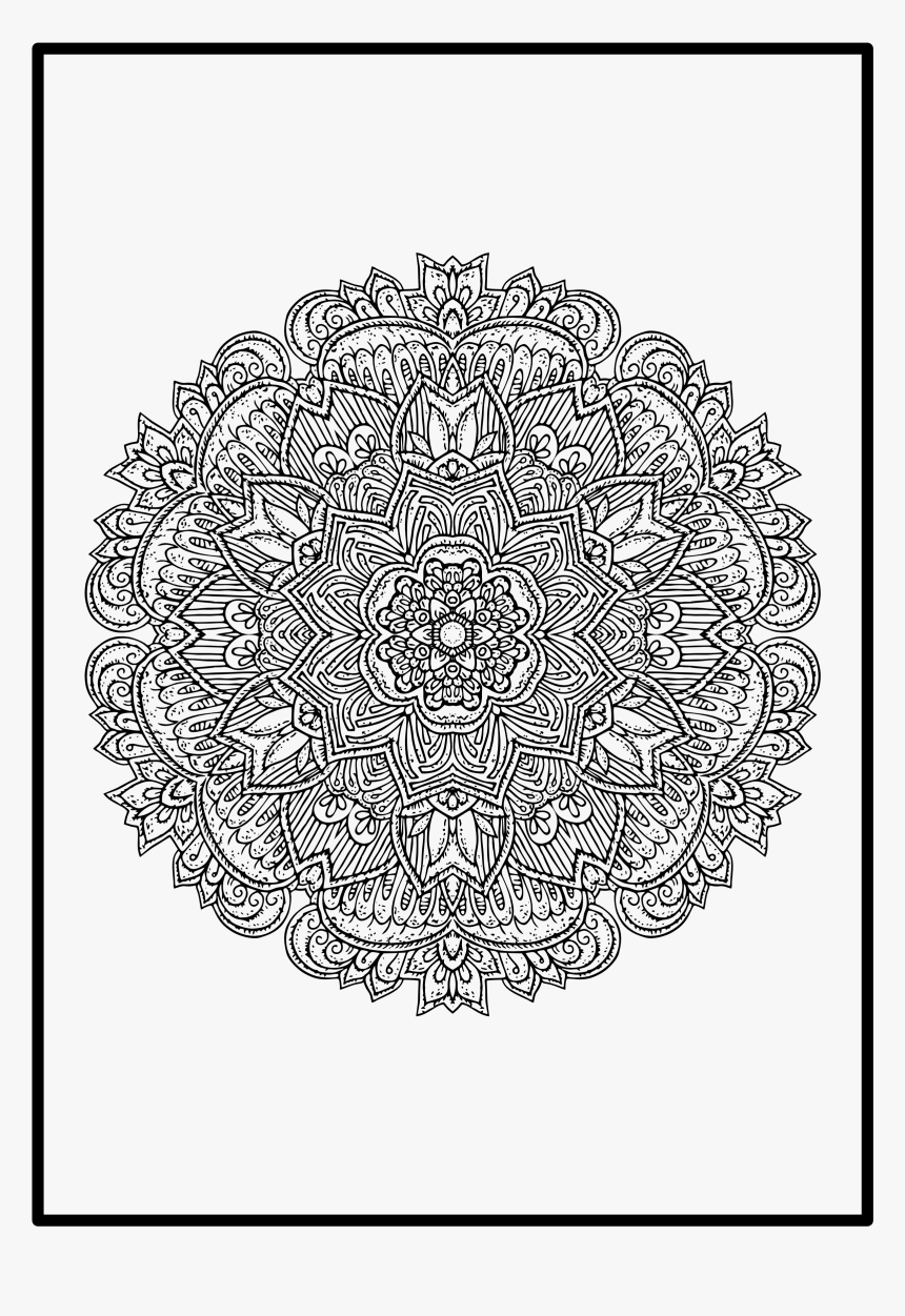 Mandala Color Speak Louder Than Words Free Mandala - Circle, HD Png Download
