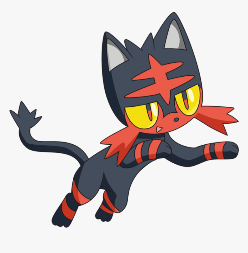 Free Png Download Pokemon Sun And Moon Book Png Images - Pokemon Litten Png, Transparent Png