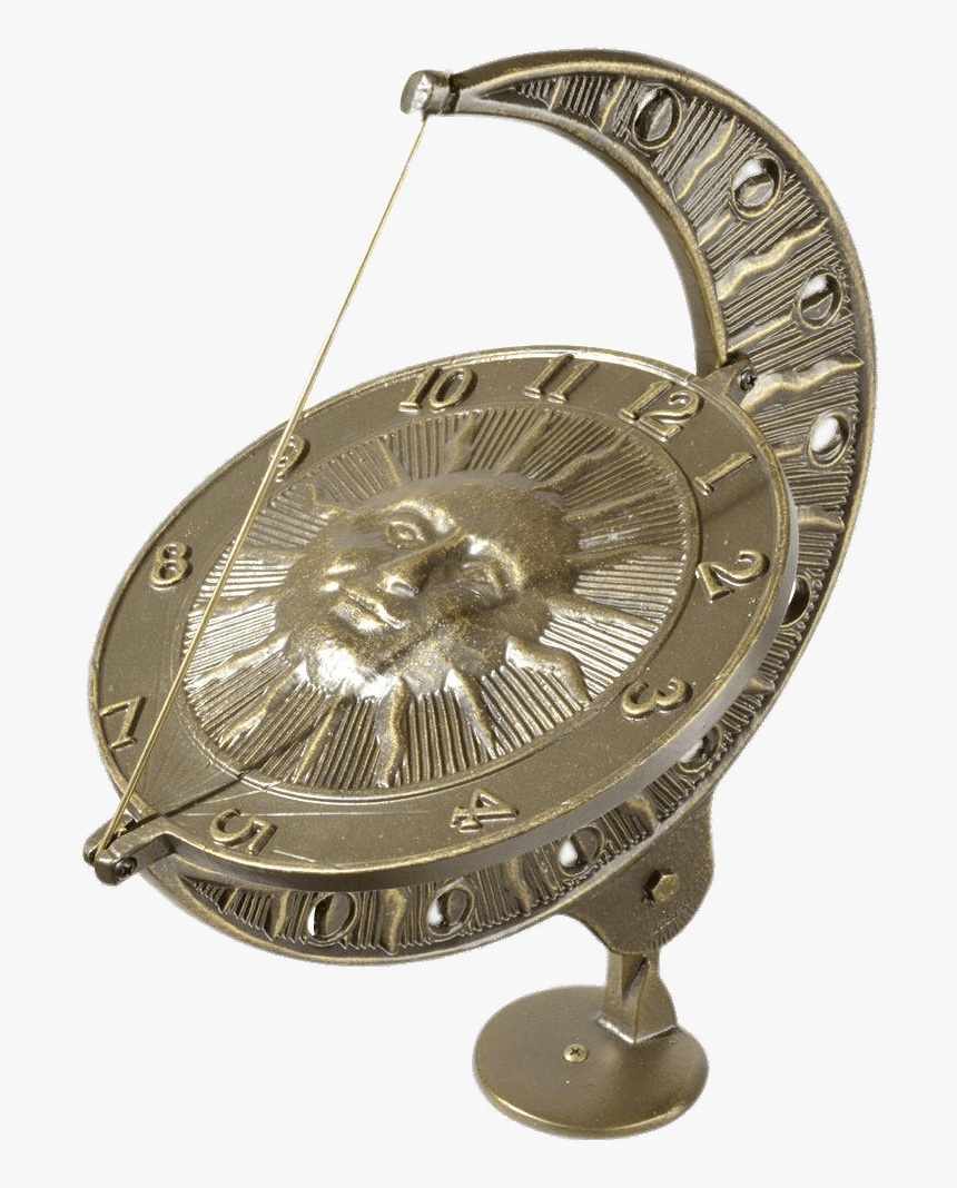French Moon And Sun Dial - Sundial, HD Png Download