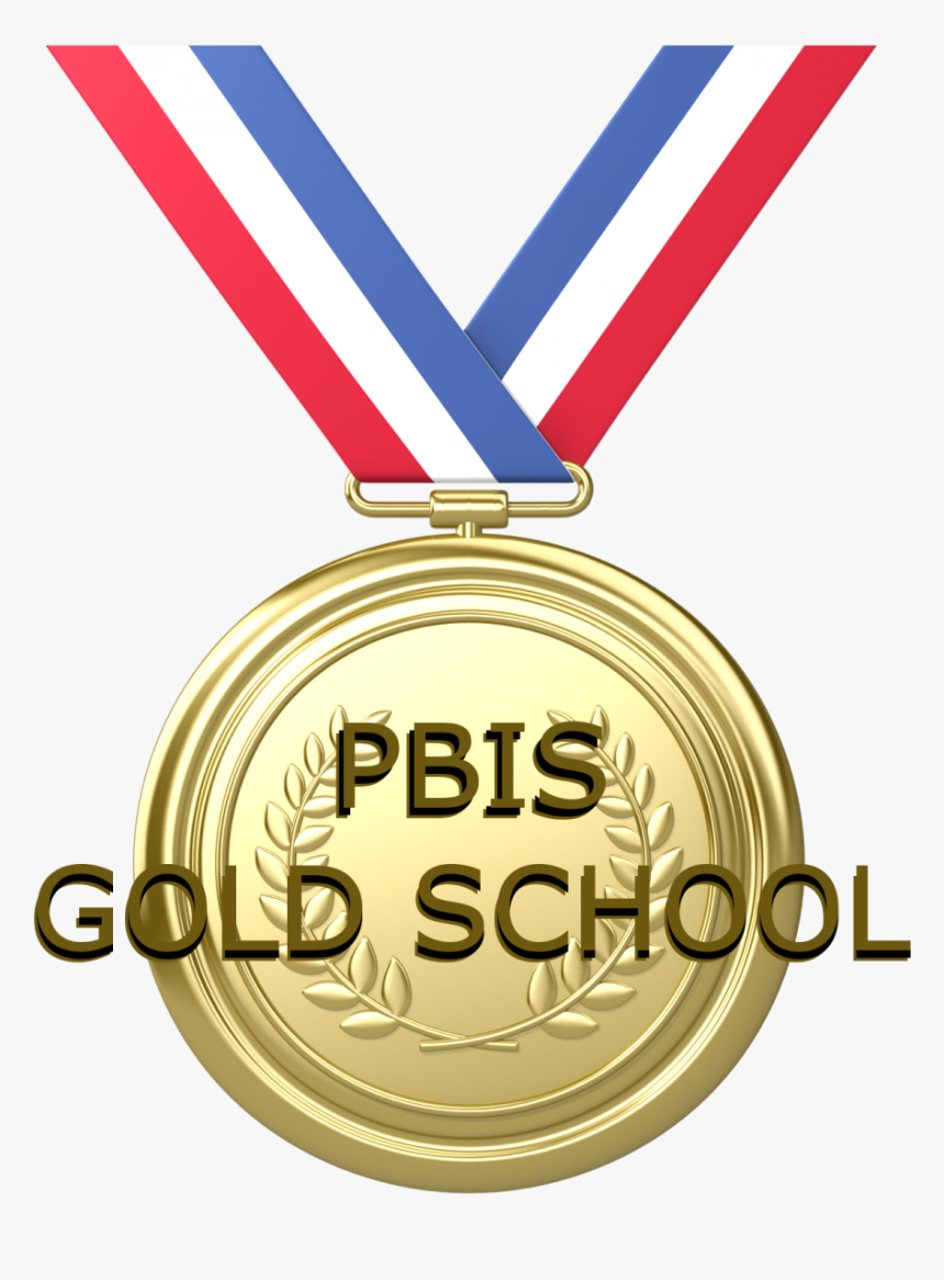 Pbis Gold School Medal - Gold Medal Clipart, HD Png Download