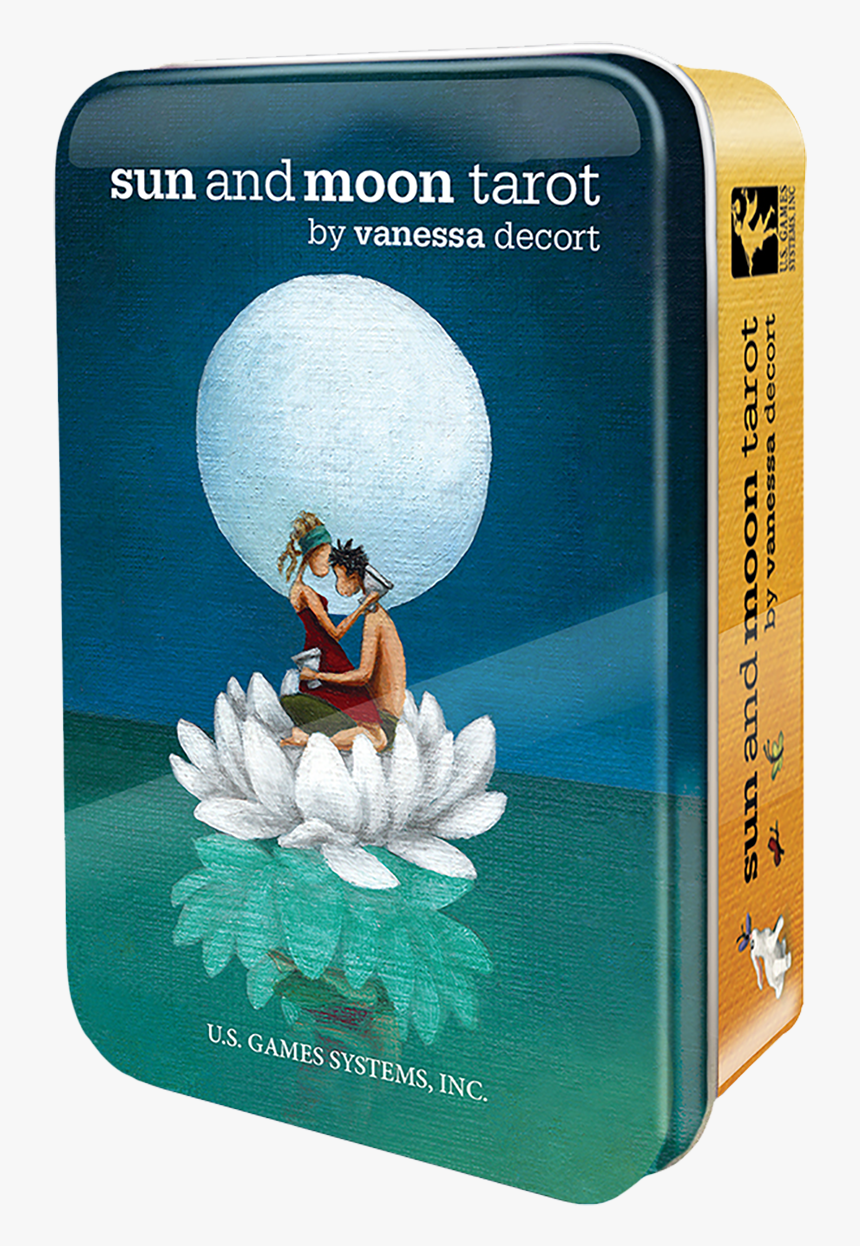 Sun And Moon In A Tin - Sun And Moon Tarot By Vanessa Decort, HD Png Download
