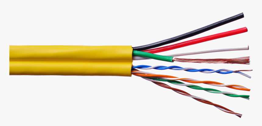 9557 - Audio And Ethernet Siamese Cable, HD Png Download