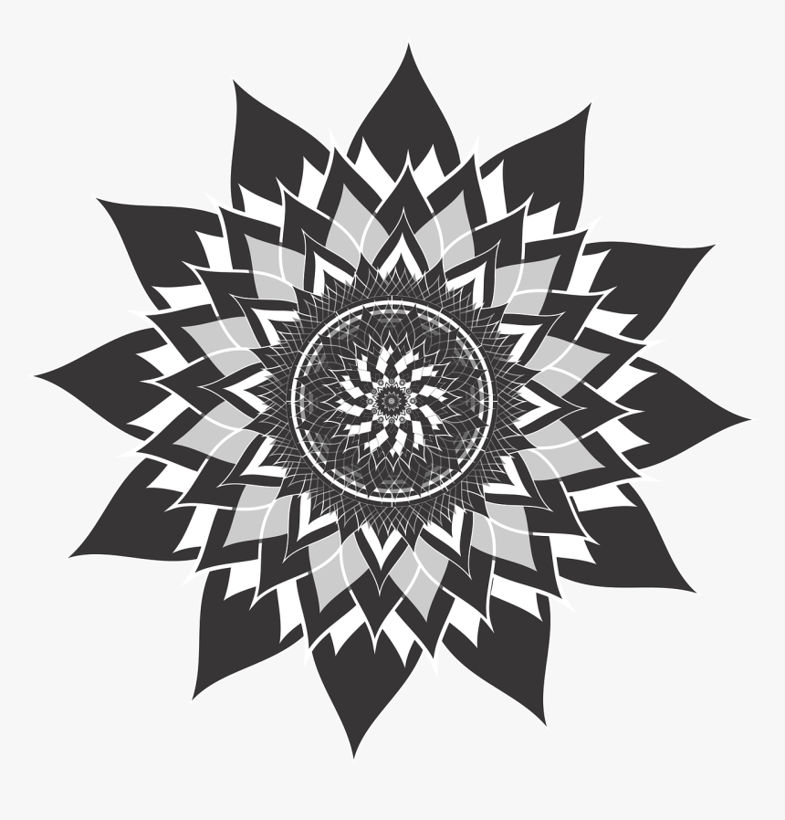 Mandala Flower Lotus Free Picture - Meditation Sacred Geometry Mandala, HD Png Download