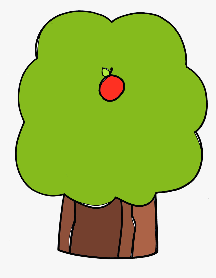 3 Apples On Tree Clipart, HD Png Download