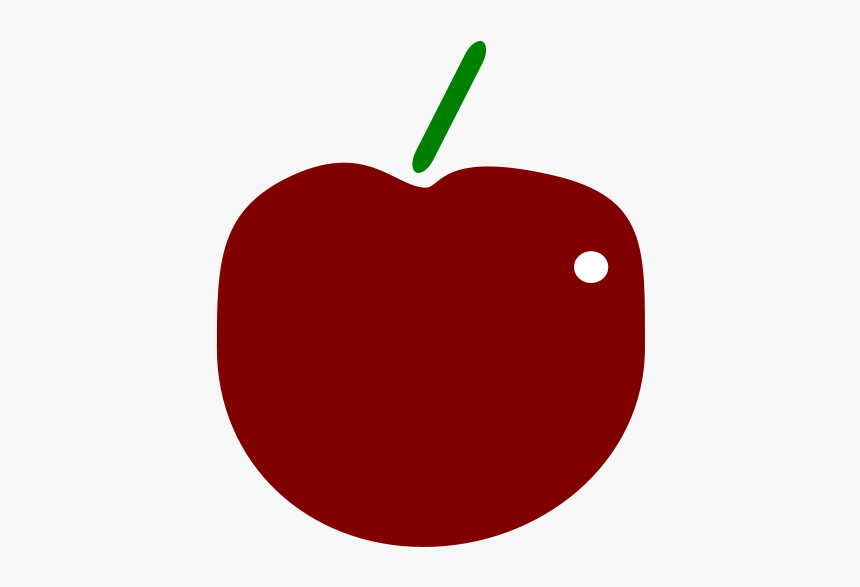 Red Apple Svg Clip Arts - Apple, HD Png Download