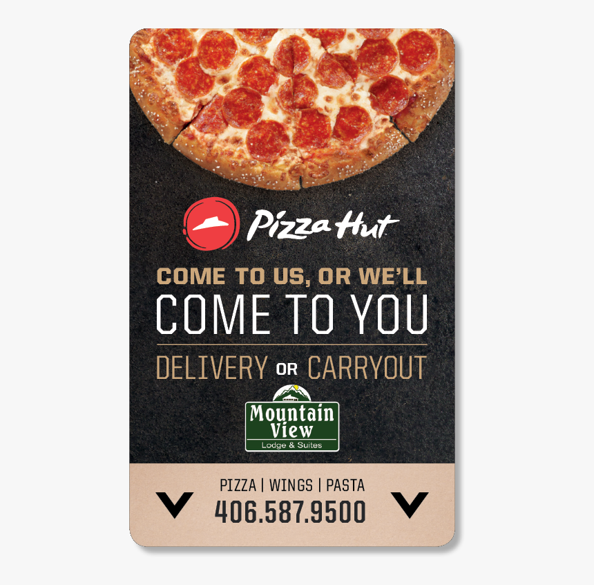 Pizza Hut Visiting Card, HD Png Download
