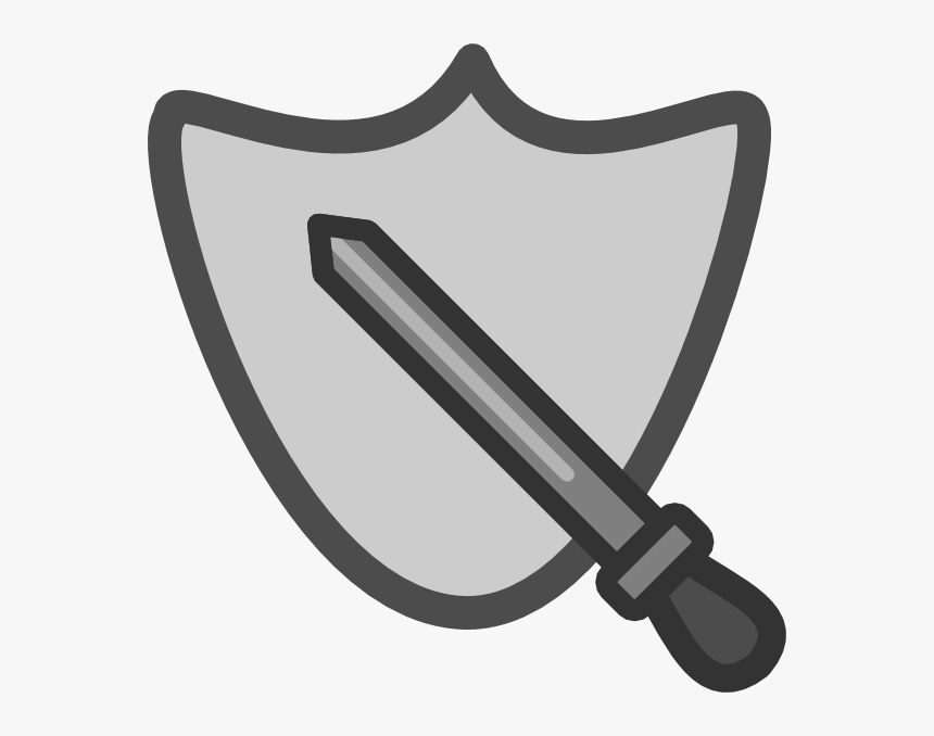 Sword And Shield Svg Clip Arts - Clip Art, HD Png Download