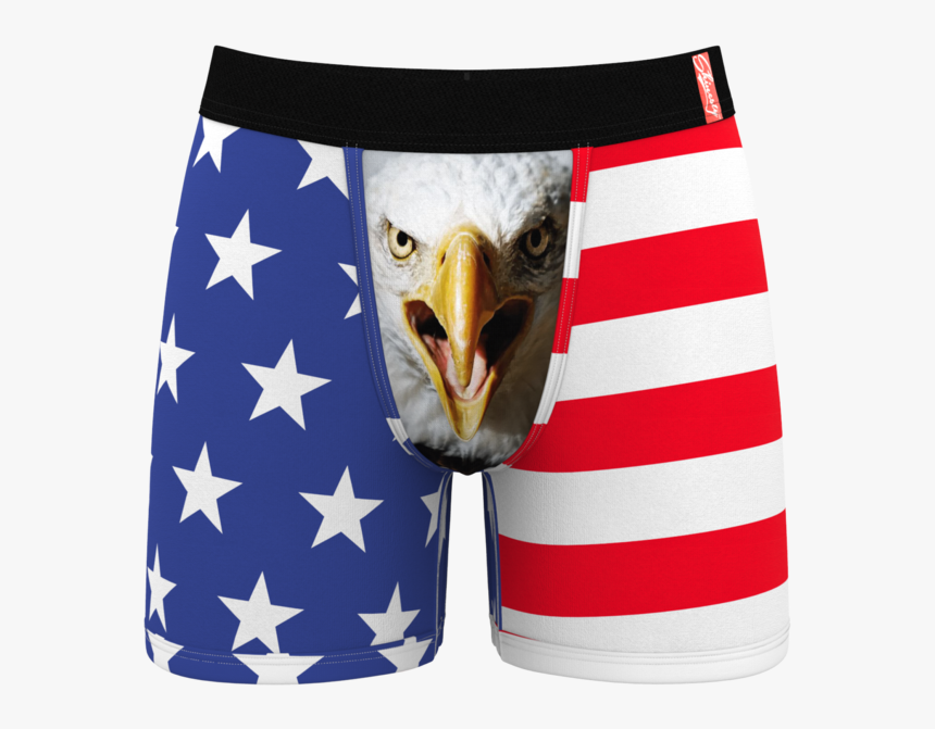 Men S Eagle Flag Ball Hammock Boxer Briefs - Shinesty Eagle Underwear, HD Png Download