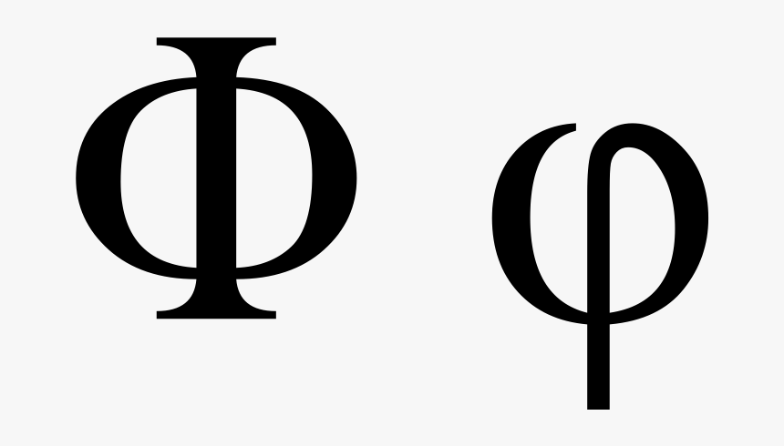 Greek Phi, HD Png Download
