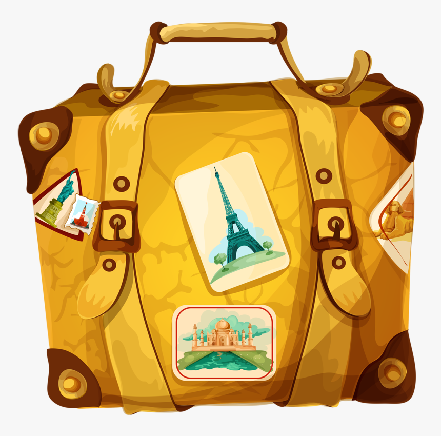 Clipart Travel Suitcase, HD Png Download