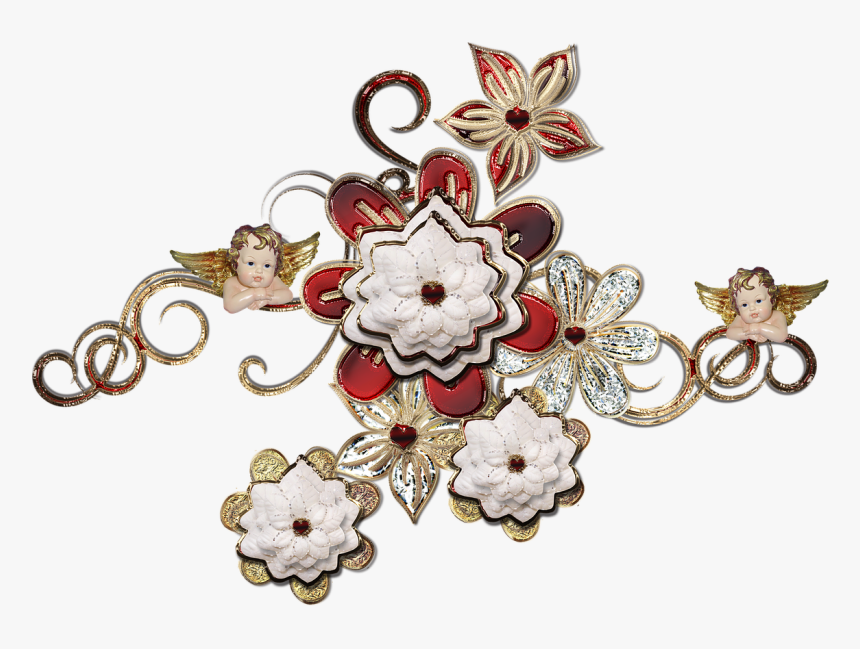Gems Gemstones Jewelry Free Picture - Jewel Flower Png, Transparent Png