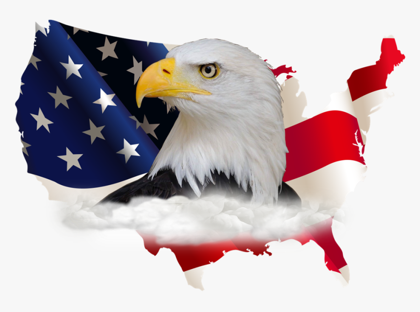American Flag And Eagle - High Resolution American Flag Png, Transparent Png