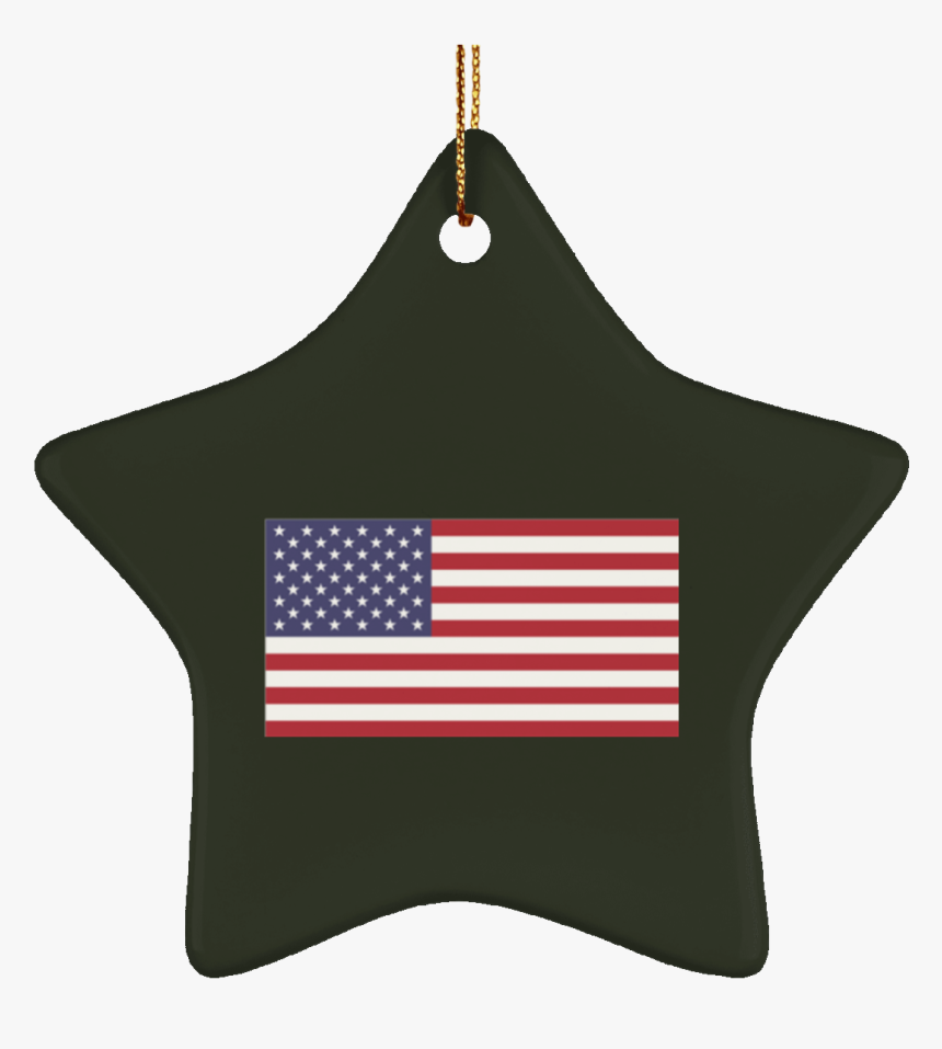Usa Flag Ceramic Star Ornament - Fourth Of July Pregnancy Announcement, HD Png Download