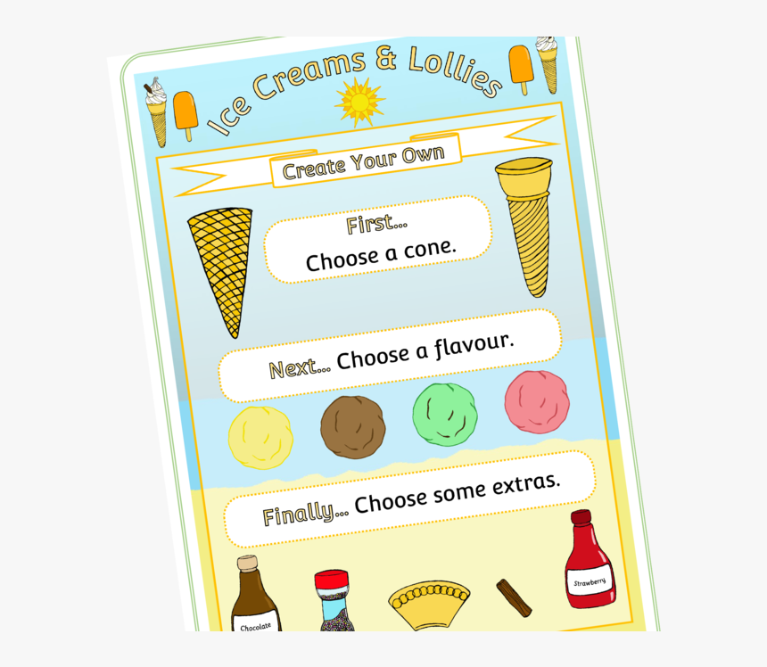 Ice Cream Shop Role Play Area Create Your Own - Smile, HD Png Download