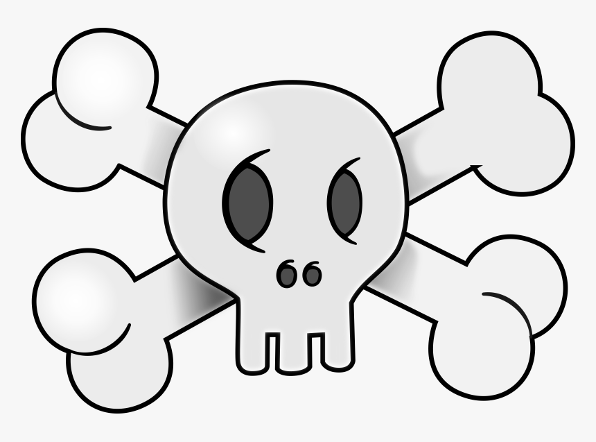 Skull Cartoon Png, Transparent Png
