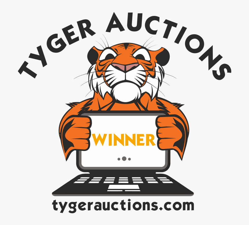 Logo Design By Studio-dab For Tiger Auctions - Illustration, HD Png Download