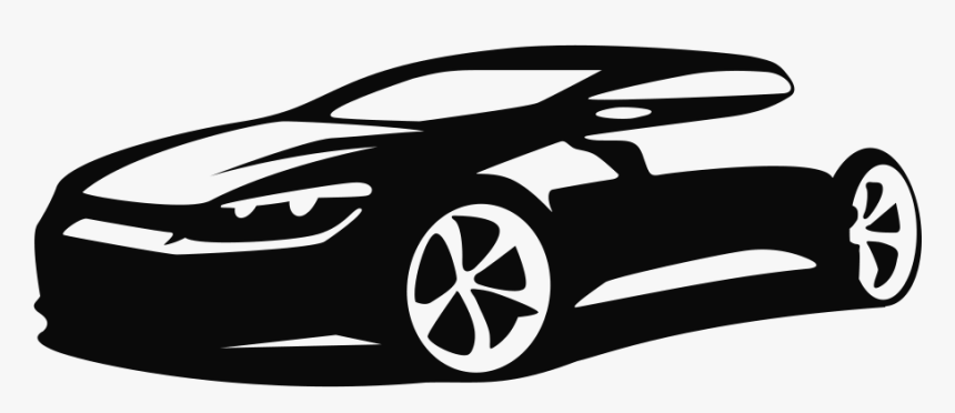 Sports Car Royalty-free Silhouette - Cars Silhouette Clip Art, HD Png Download