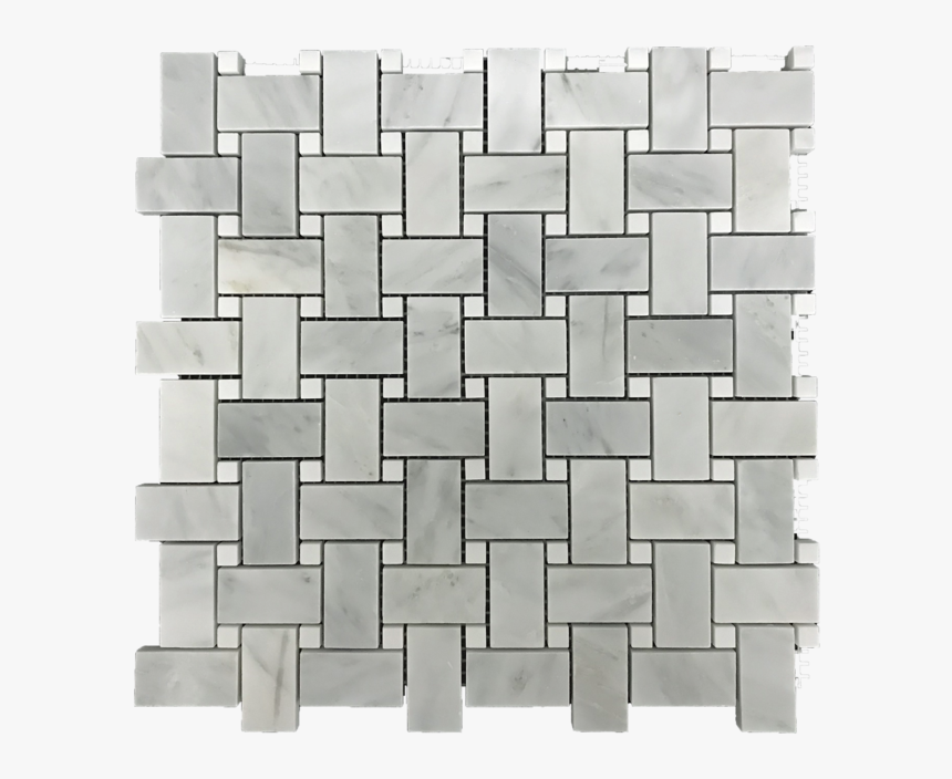 Basketweave Mystic Gray With 3/8 - Monochrome, HD Png Download