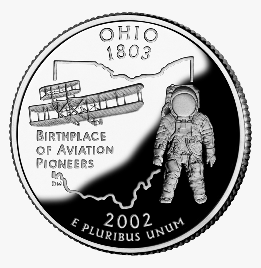 Ohio - Ohio State Quarter, HD Png Download