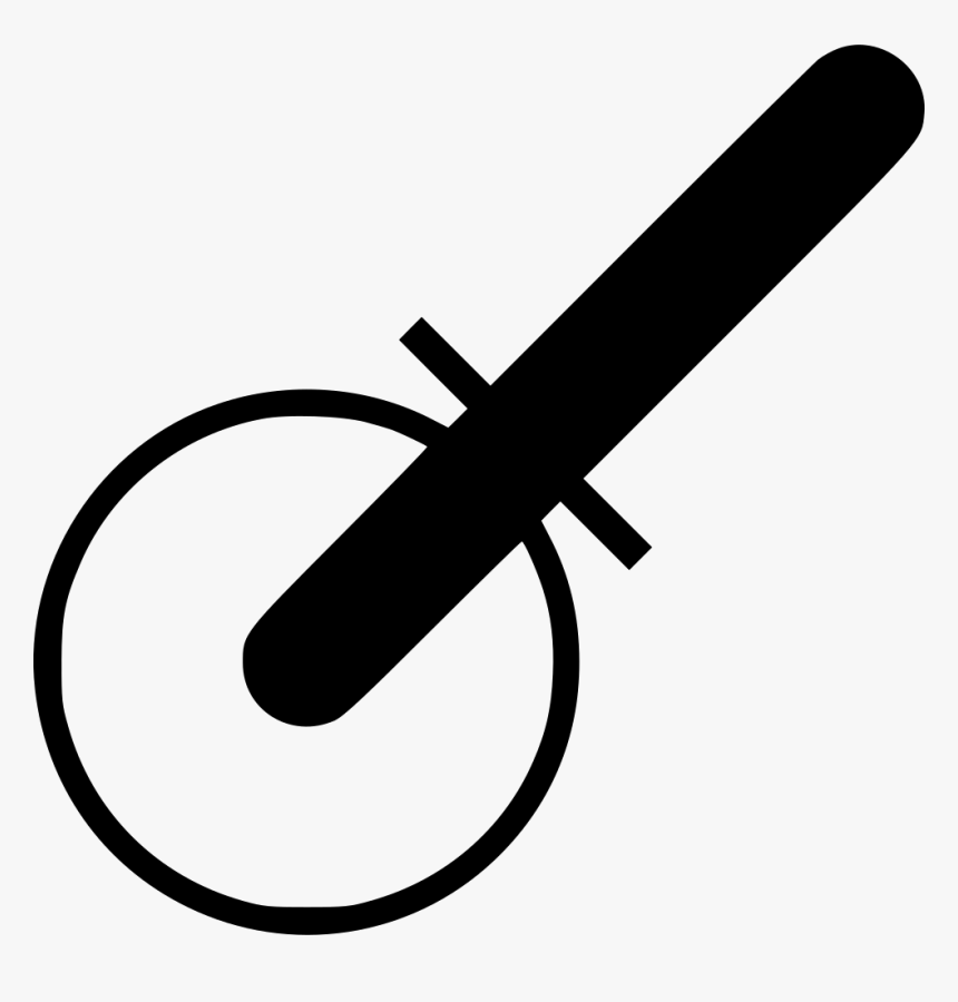 Pizza Cutter - Pizza Slicer Outline, HD Png Download