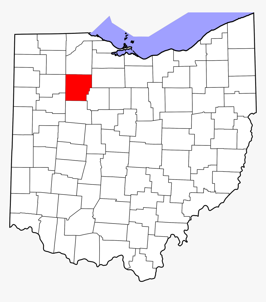 Lake County Ohio Outline, HD Png Download