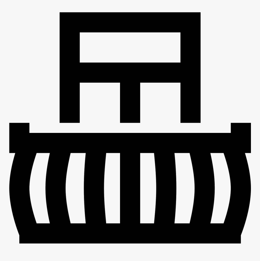 This Icon Represents A Balcony - Balcony Symbol Png, Transparent Png