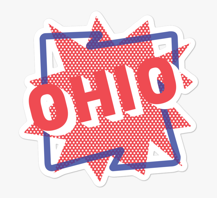 Ohio Bang Comic Book Vintage Stickers 
 Class Lazyload, HD Png Download