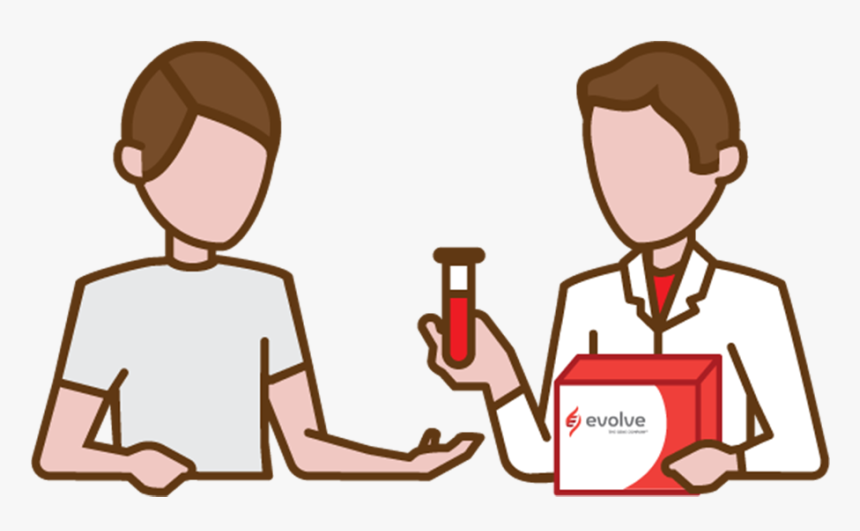 One Or Two Tubes Of Blood Are Necessary Depending On - Muestra De Sangre Dibujo, HD Png Download