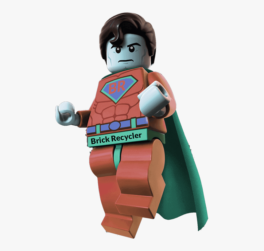 Brick Recycler Superman - Superman Lego, HD Png Download
