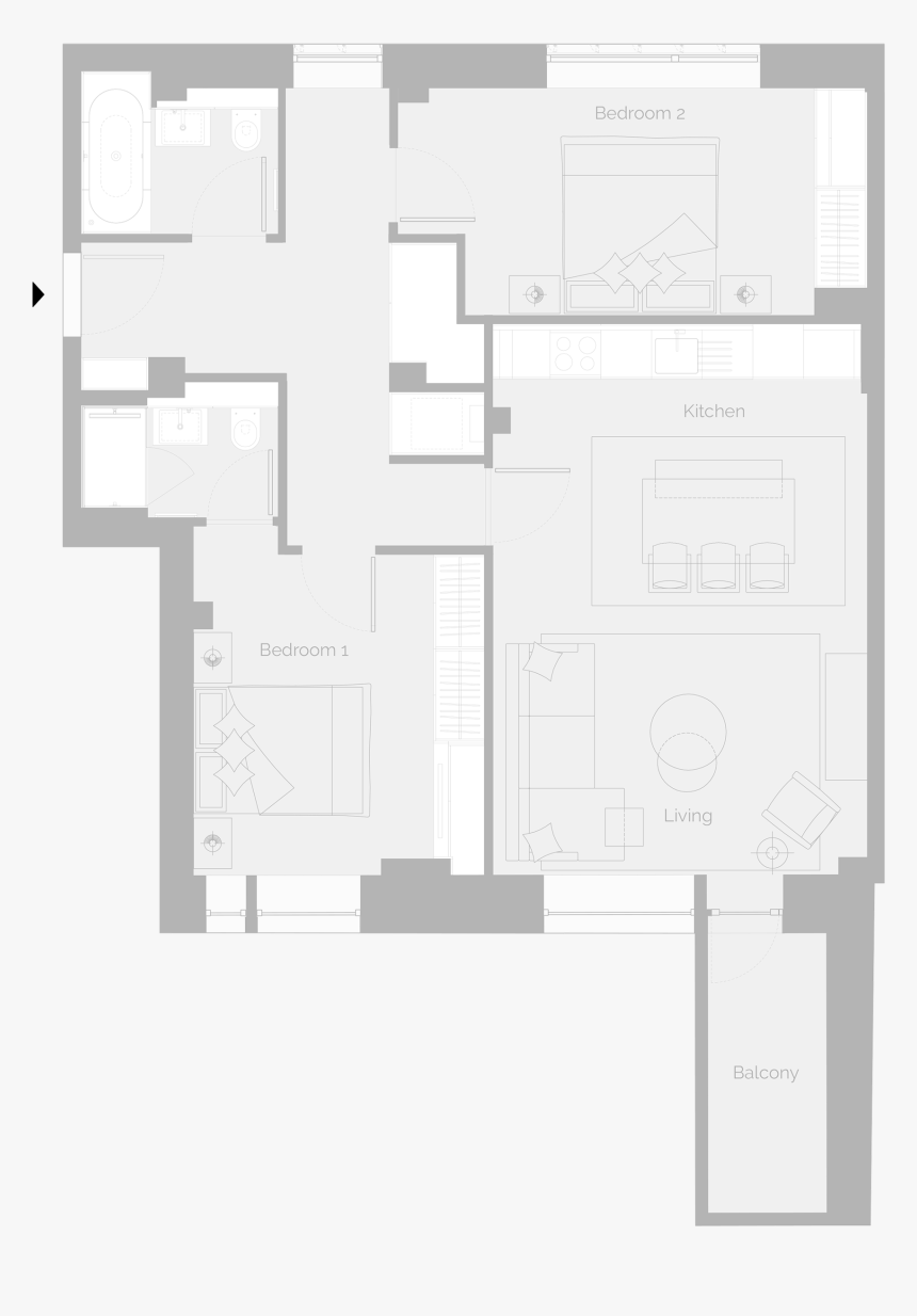 Floor Plan, HD Png Download