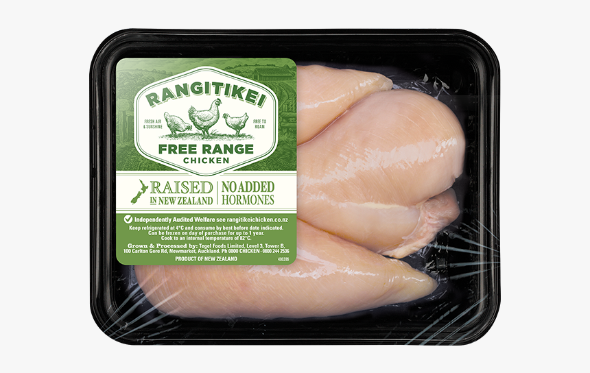 Rangitikei Free Range Chicken Breast Fillets - New Zealand Free Range Chicken Products, HD Png Download
