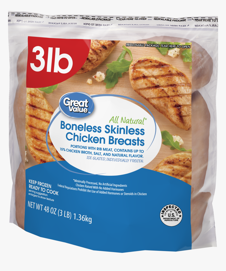Great Value Chicken Breast, HD Png Download
