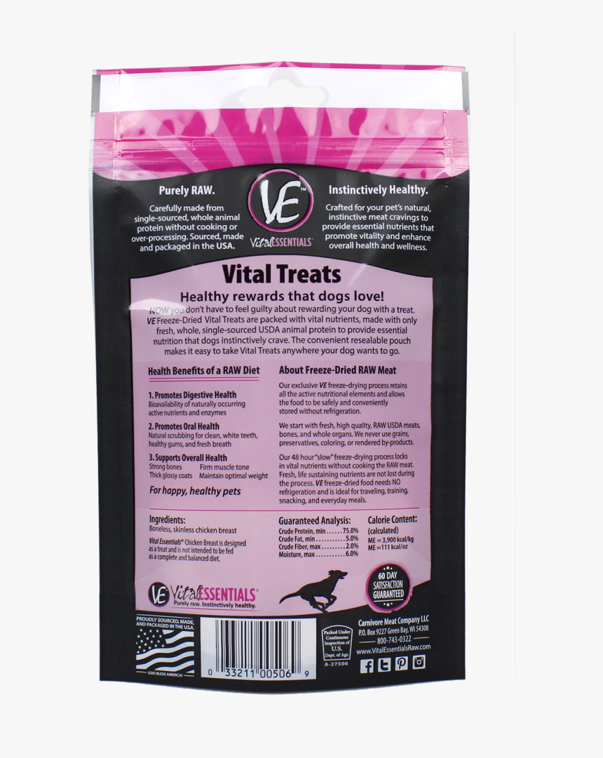 Dog Treat Back Label, HD Png Download