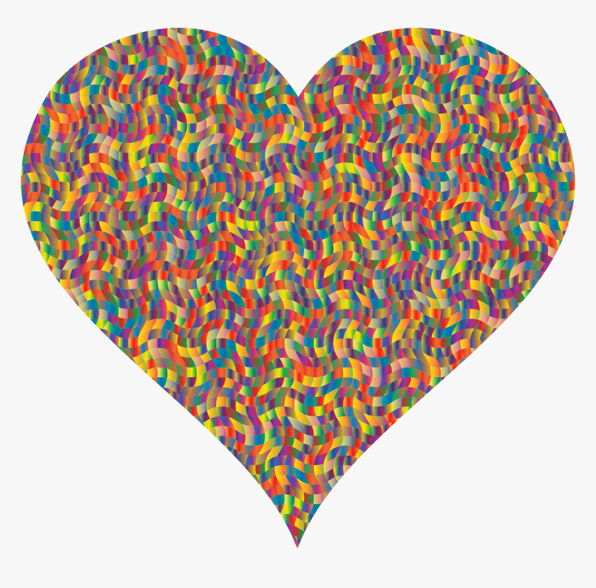 Colorful Confetti Heart 3 Clip Arts - Clip Art, HD Png Download