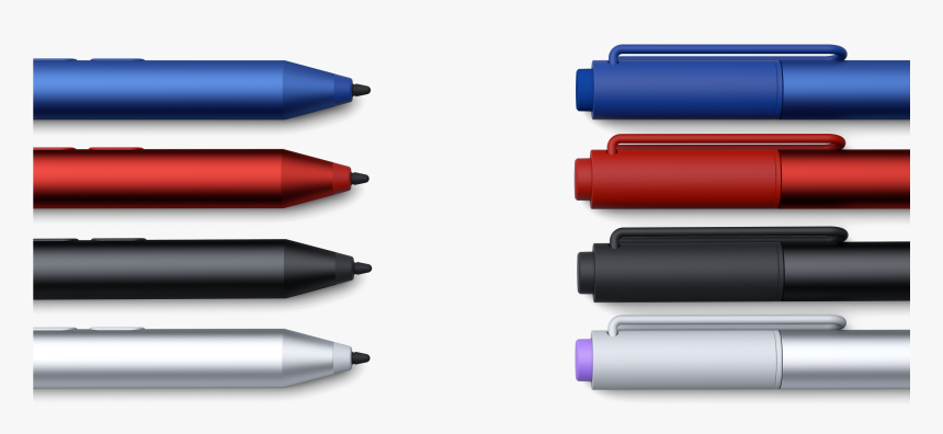 Transparent Red Pen Png - Microsoft Surface 5 Pen Blue, Png Download