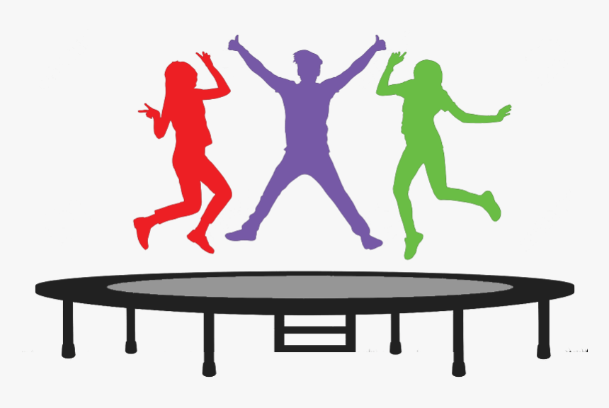 Transparent Trampoline Png - Trampoline Silhouette, Png Download