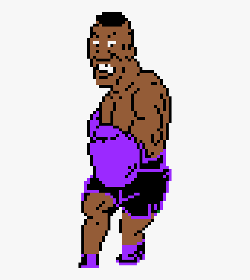 Mike Tyson Pixel Art, HD Png Download