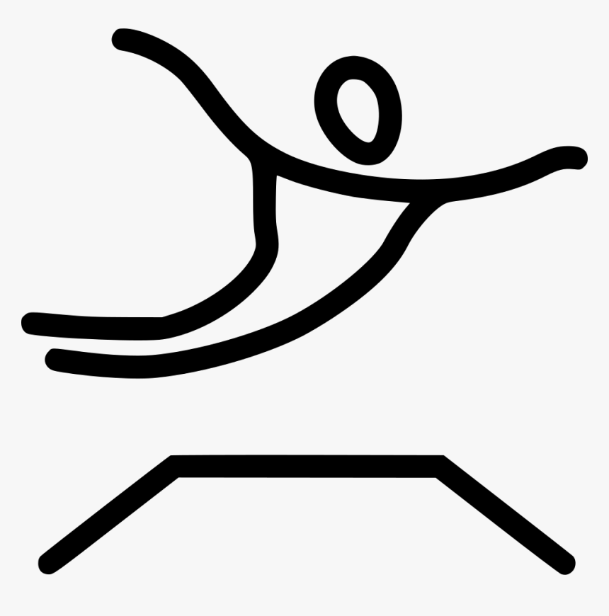 Gymnastics Trampoline, HD Png Download