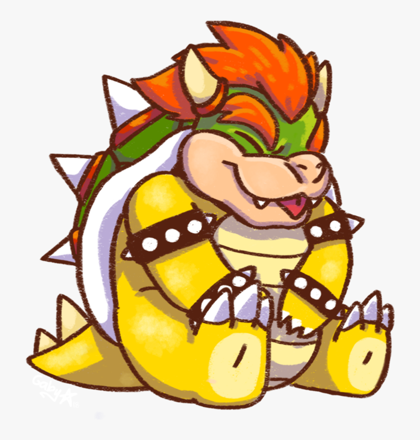 Transparent Cute Turkey Png - Bowser Mario Cute, Png Download
