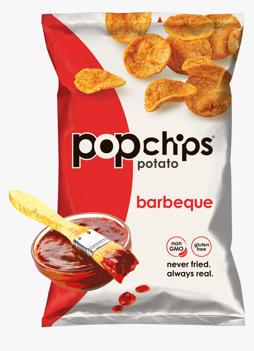 5oz Bag Of Barbeque Popchips - Popchips Sea Salt, HD Png Download