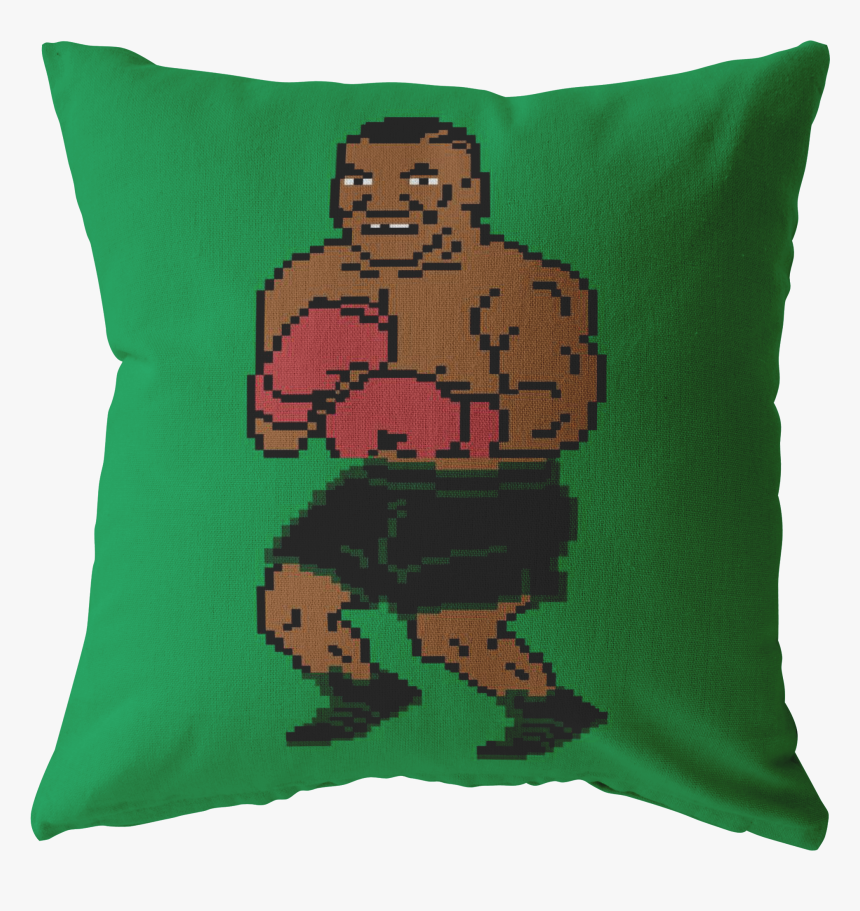 Retro Mike Tyson Punchout Inspired Pillow 
 Class - Pillow, HD Png Download